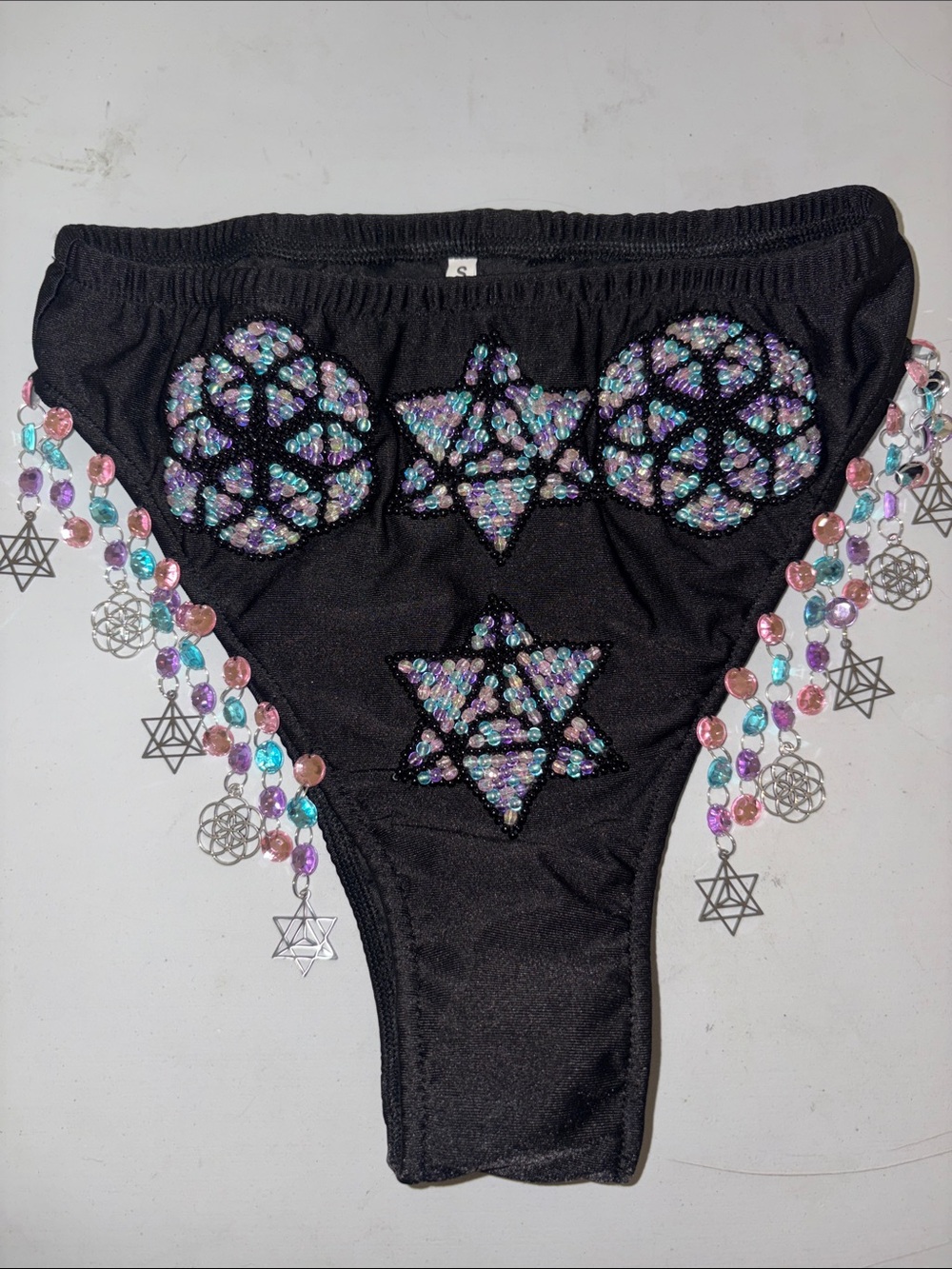 #138 NEW rave bottoms size small